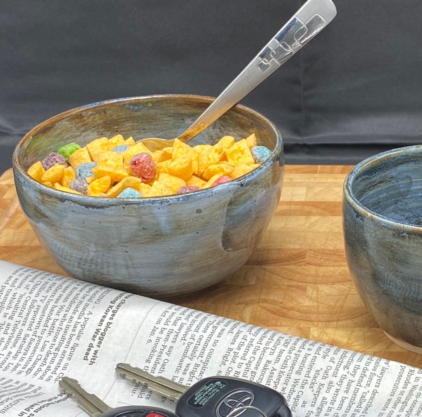 Ceramic Hand-Thrown Medium Salad Bowl