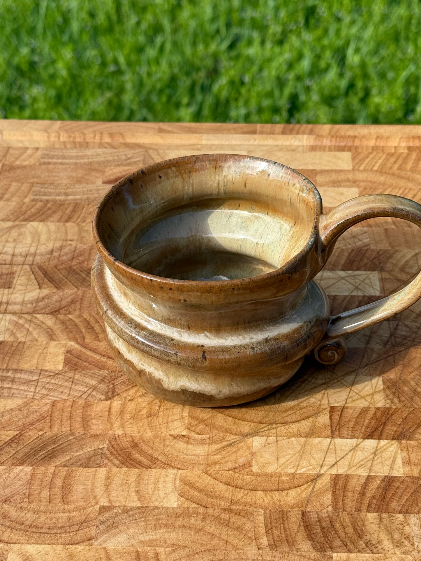 Handmade Beehive Inspired Coffee Mug