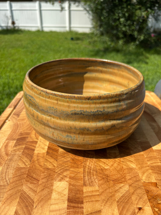 Large Beehive Handmade Serving Bowl