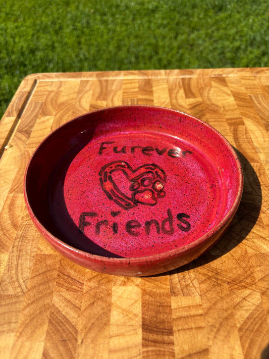 “Furever Friends” Handmade Saucer
