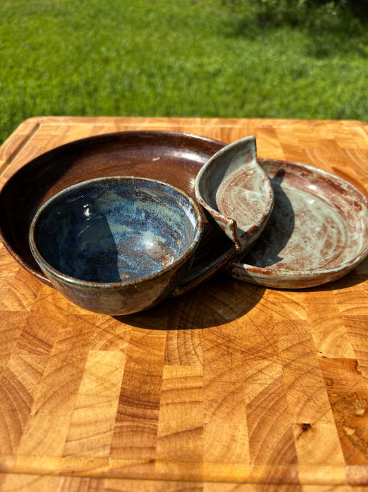 Handmade Serving Tray Sculpture