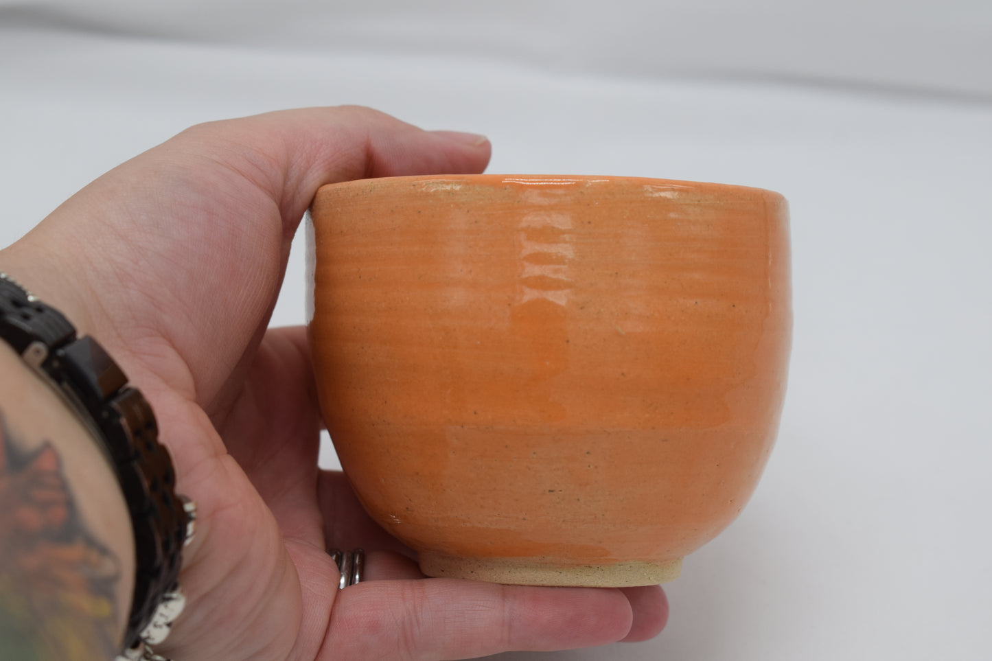 Ceramic Snack Bowls - #026 (Orange)