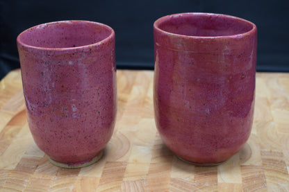 Ceramic Couples 2-Piece Tumbler Set - Pink #064