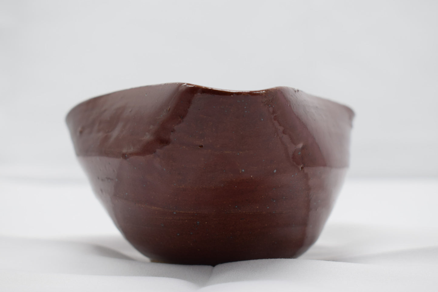 Ceramic Tri-Corner Bowl - Red #001