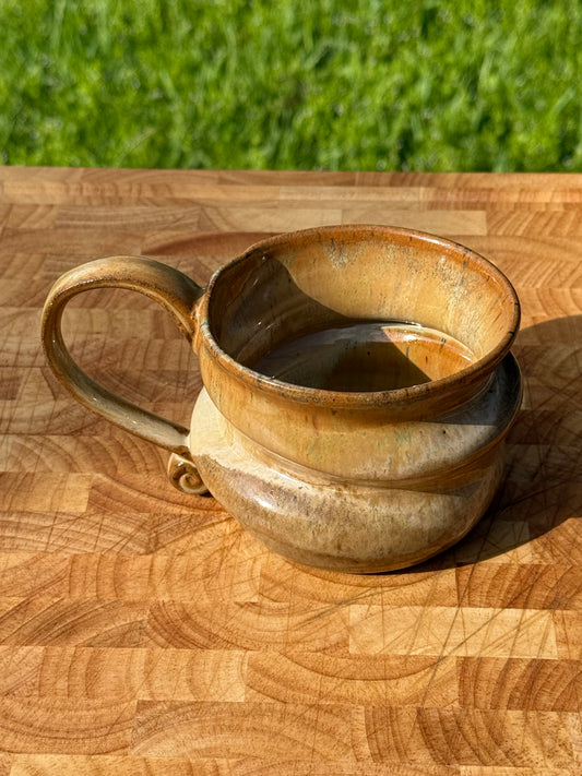 Handmade Beehive Inspired Coffee Mug