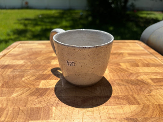 Handmade White Coffee Cup